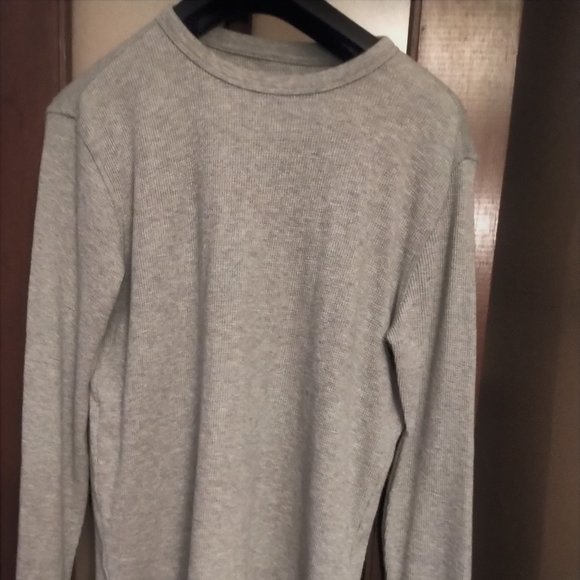 GAP Waffle Crew Long-sleeve Men's shirt--Small - Picture 1 of 3